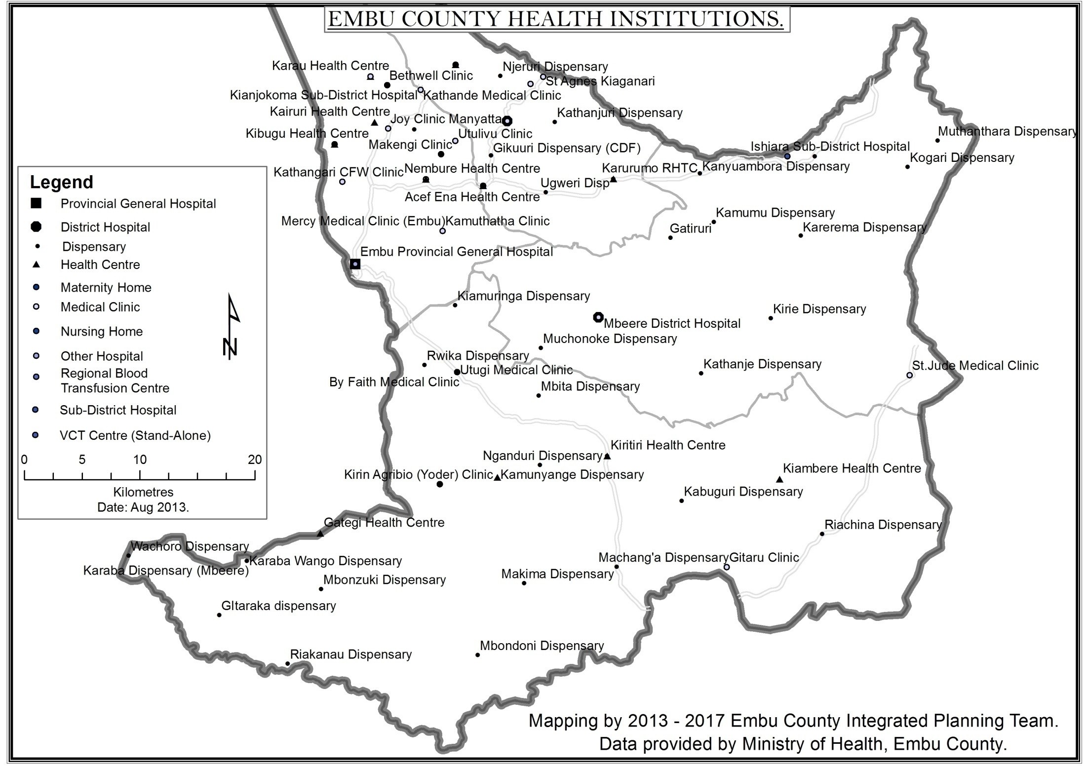 The Coverage of Embu County